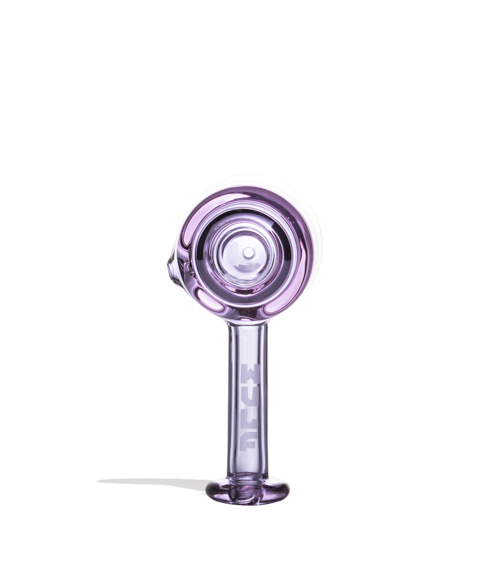 Purple Wulf Mods Gavel Hand Pipe Front View on White Background