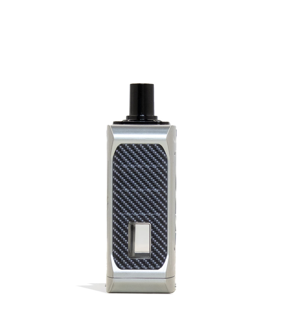 Silver Yocan Deuce Dual Cartridge Battery Side View on White Background