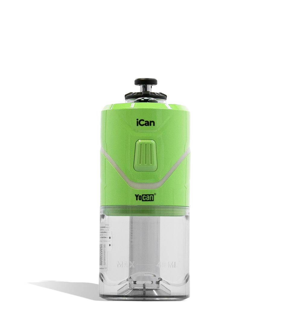 Green Yocan iCan E-Rig Vaporizer on white background